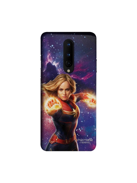 macmerise Blue & Red Marvel Comics Fierce Captain Marvel OnePlus 8 Back Case
