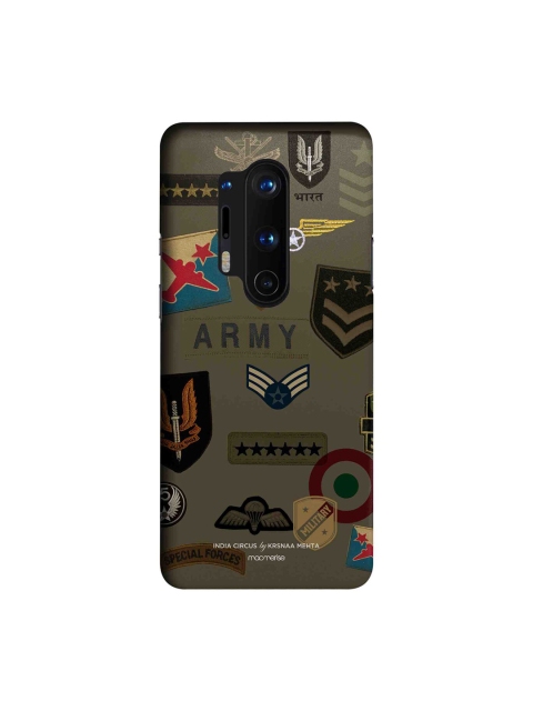 macmerise Olive Green & Black Roger That OnePlus 8 Pro Back Case
