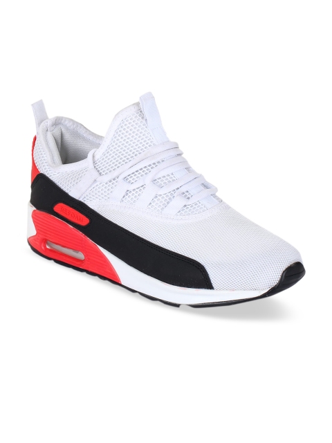 REFOAM Men White Running Shoes