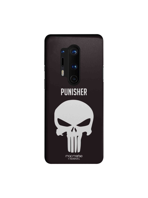 macmerise Black & White Marvel Comics Punisher Symbol OnePlus 8 Pro Back Case