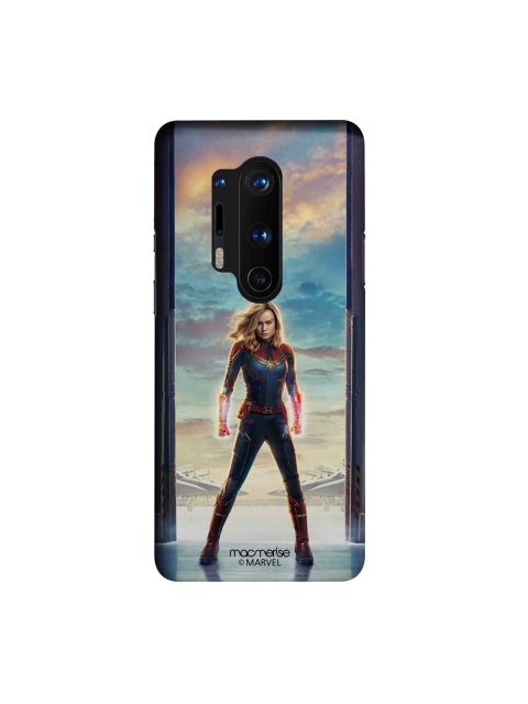 macmerise Blue & Red Marvel Comics Captain Marvel Poster OnePlus 8 Pro Back Case