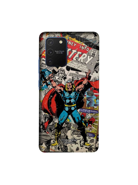macmerise Multicoloured Marvel Comics Thor Samsung Galaxy S10 Lite Back Case, Multi