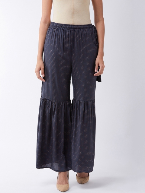 InWeave Women Grey Solid Flared Sharara