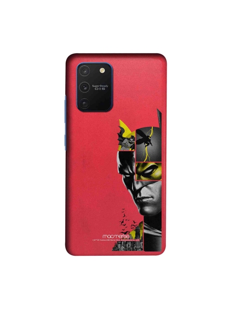 macmerise Red & Grey DC Comics Bat Collage Samsung Galaxy S10 Lite Back Case