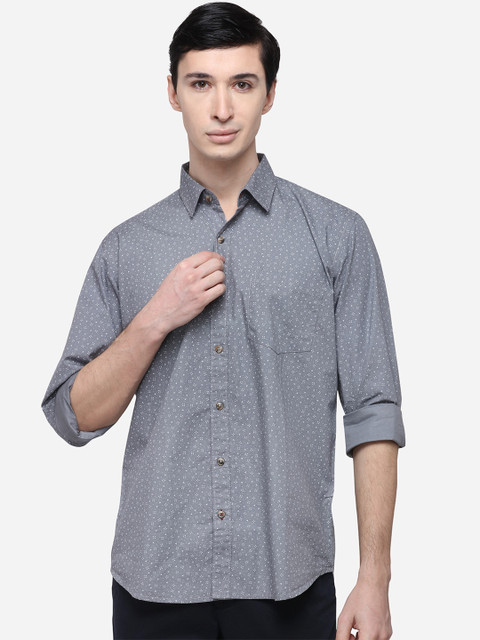 Greenfibre Men Grey & White Slim Fit Printed Casual Shirt
Greenfibre Men Grey & White Slim Fit Printed Casual Shirt