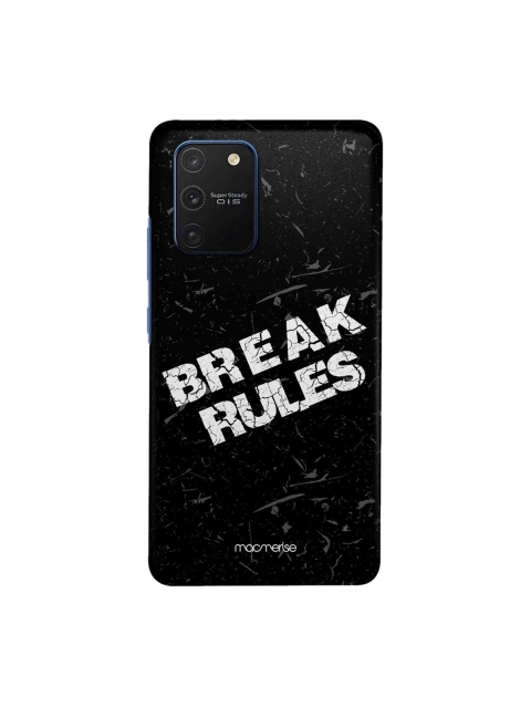 macmerise Black & White Break Rules Samsung Galaxy S10 Lite Back Case