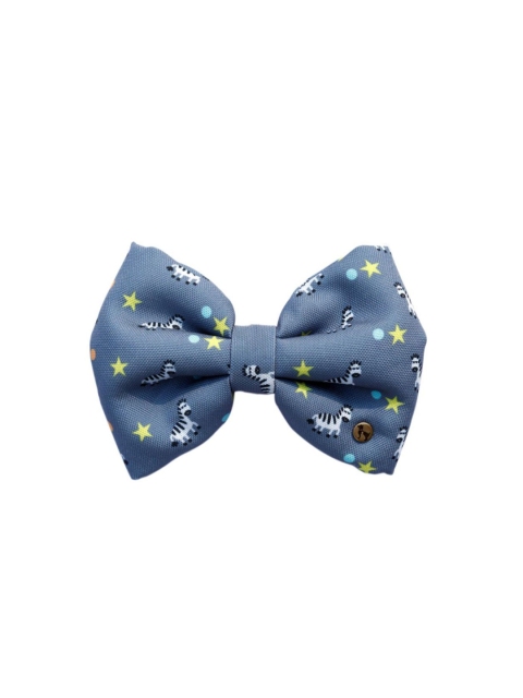 Heads Up For Tails Grey Printed Dog Bow Tie