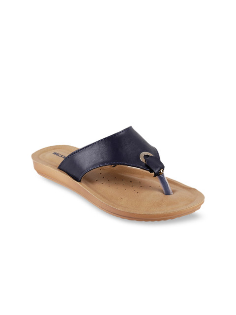 WALKWAY Women Navy Blue Solid Open Toe Flats 
WALKWAY Women Navy Blue Solid Open Toe Flats