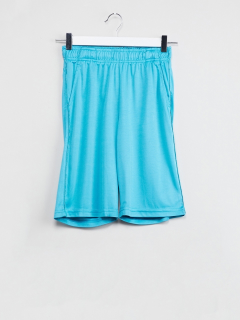 max Boys Blue Solid Regular Fit Regular Shorts