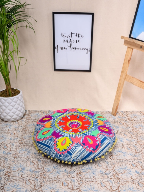 Tistabene Unisex Blue & Red Floral & Abstract Duck Mari Embroidered Round-Shaped Floor Cushion
Tistabene Unisex Blue & Red Floral & Abstract Duck Mari Embroidered Round-Shaped Floor Cushion