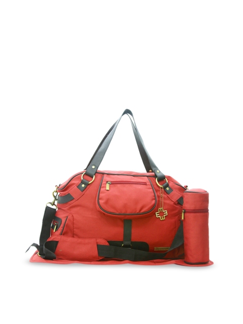 My Milestones Rust Red Solid Shoulder Diaper Bag with Bottle Holder & Changing Mat
My Milestones Rust Red Solid Shoulder Diaper Bag with Bottle Holder & Changing Mat