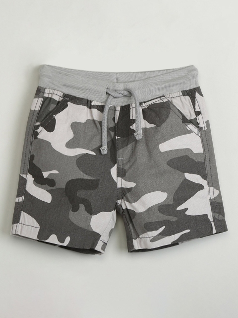 max Boys Multicoloured Camouflage Print Regular Shorts, Multi