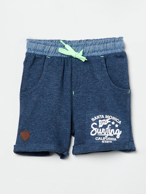 max Boys Navy Blue & White Printed Regular Shorts
max Boys Navy Blue & White Printed Regular Shorts