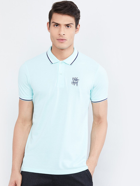 max Men Blue Solid Polo Collar T-shirt
max Men Blue Solid Polo Collar T-shirt