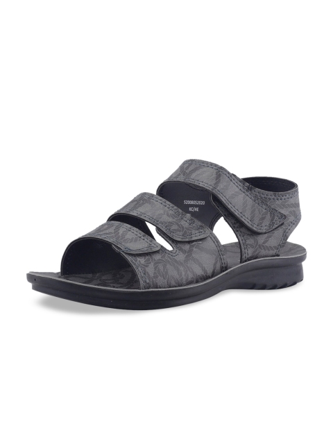 Khadims Boys Grey Printed Shoe-Style Sandals