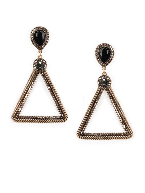 TOKYO TALKIES X rubans FASHION ACCESSORIES Gold-Toned & Black Handcrafted Drop Earrings
TOKYO TALKIES X rubans FASHION ACCESSORIES Gold-Toned & Black Handcrafted Drop Earrings