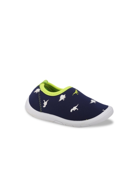 Bubblegummers Boys Navy Blue Slip-On Sneakers
