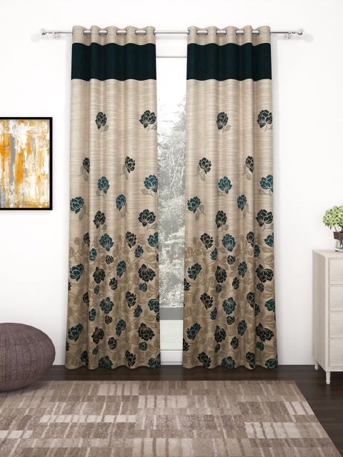 Story@home Beige & Green Set of 2 Premium Jacquard 350GSM Room Darkening Eyelet Single Door Curtains
Story@home Beige & Green Set of 2 Premium Jacquard 350GSM Room Darkening Eyelet Single Door Curtains