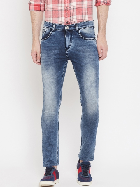 Crimsoune Club Men Blue Slim Fit Mid-Rise Clean Look Jeans