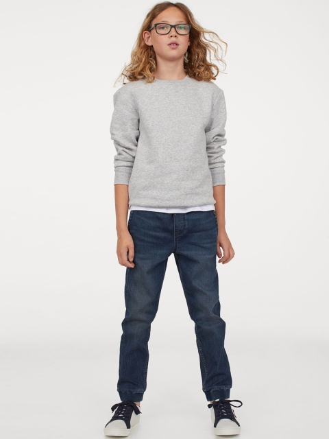 H&M Boys Blue Super Soft Denim Joggers