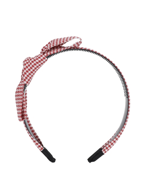 Kazo Red Checked Hairband