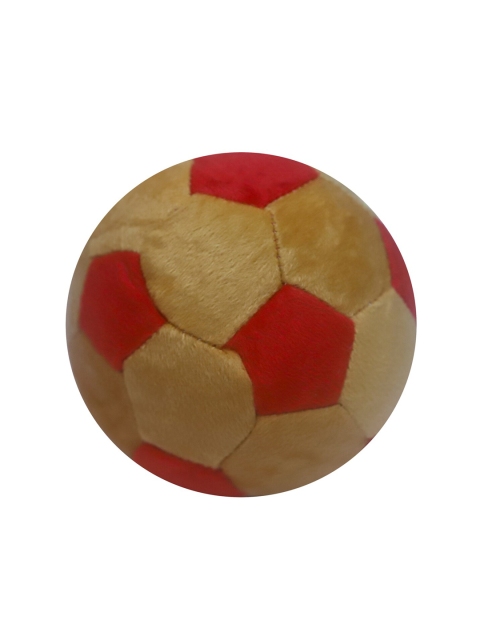 Ultra Kids Brown & Red Plush Ball Soft Toy