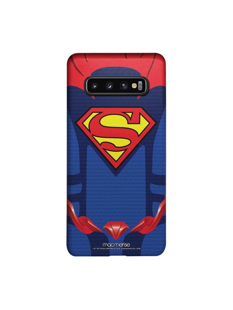 macmerise Blue & Red Suit up Superman Samsung Galaxy S10 Back cover