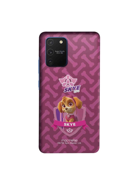 macmerise Pink & Brown Cartoon Characters Skye Paw Patrol Samsung Galaxy S10 Lite Back Case
