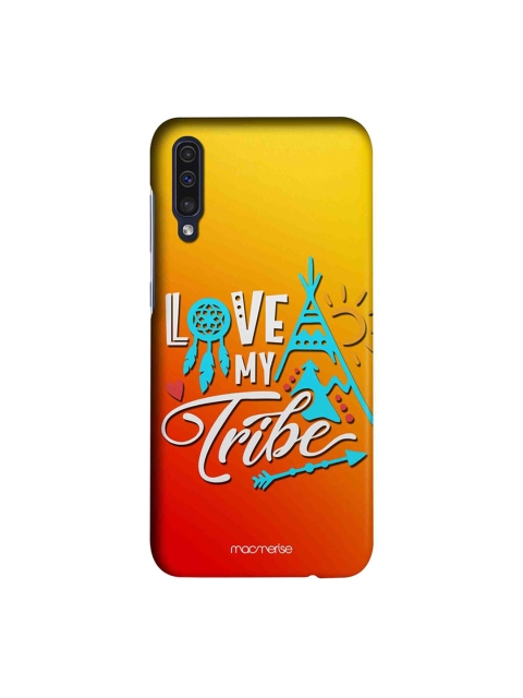 macmerise Yellow & Red Love My Tribe Samsung Galaxy A50 Back Cover