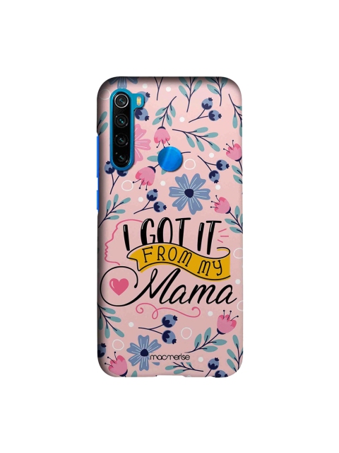 macmerise Pink & Blue From My Mama Xiaomi Redmi Note 8 Back Cover