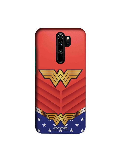macmerise Red & Blue DC Comics Suit Up Wonder Woman Xiaomi Redmi Note 8 Pro Back Case
