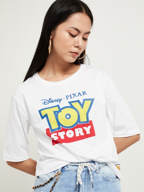 max Women White Printed Top