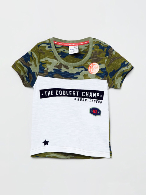 max Boys White Printed Round Neck T-shirt
max Boys White Printed Round Neck T-shirt