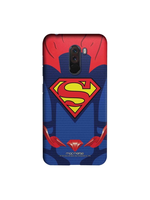 macmerise Blue & Red Suit up Superman Xiaomi Poco F1 Back Case