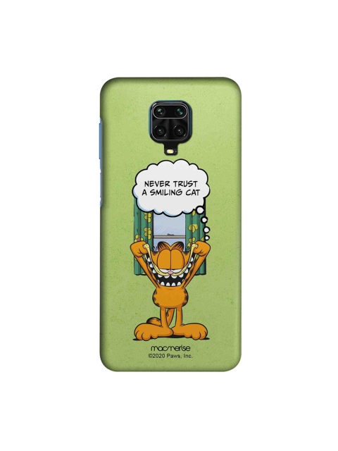 macmerise Green & Orange Garfield Keep Smiling Xiaomi Redmi Note 9 Pro Case