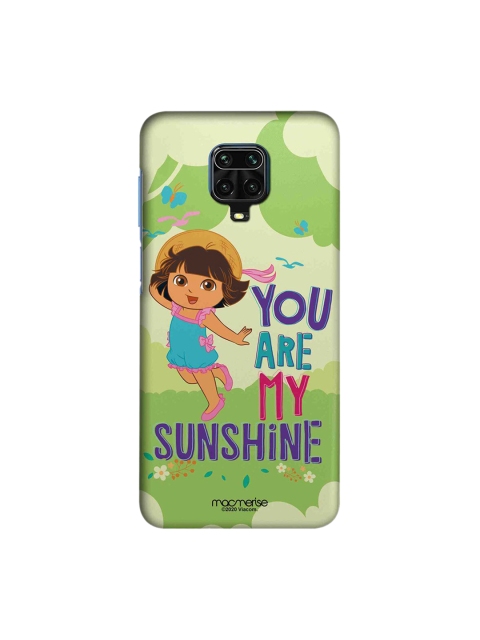 macmerise Grey & Green My Sunshine Dora Redmi Note 9 Pro Back Case