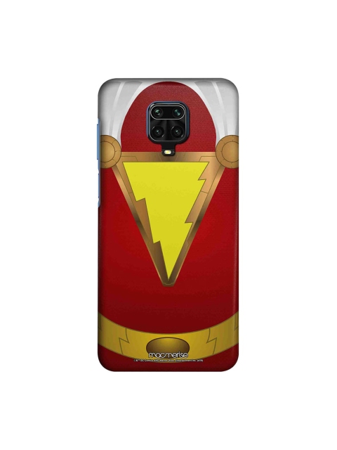macmerise Maroon & Yellow Suit Up Shazam Redmi Note 9 Pro Max Back Case
