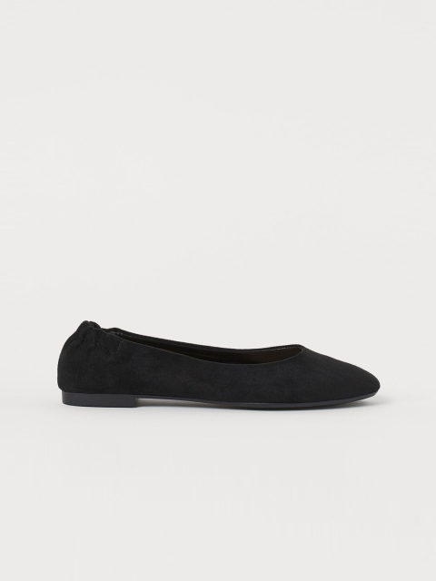 H&M Women Black Ballet Pumps