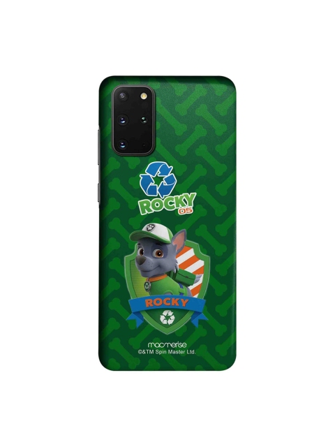 macmerise Green & Blue Rocky Paw Patrol Samsung Galaxy S20 Plus Back Case