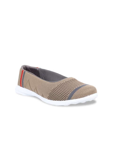 Yuuki Women Khaki-Coloured Walking Sports Shoes