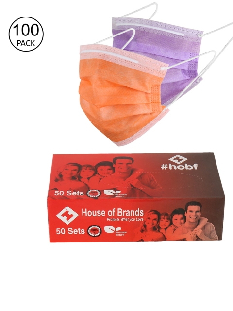 LONDON FASHION hob Unisex Pack of 100 3-Ply Anti-Pollution Disposable Ultrasonic Surgical Masks, Purple
LONDON FASHION hob Unisex Pack of 100 3-Ply Anti-Pollution Disposable Ultrasonic Surgical Masks, Purple