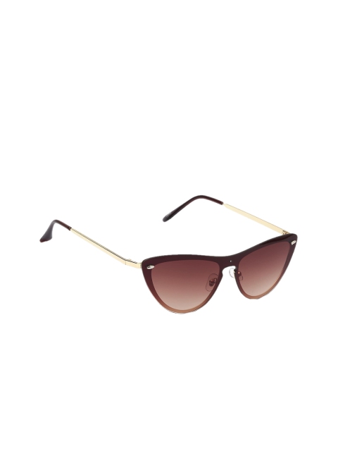 Swiss Design Women UV Protected Lens Mirrored Cateye Sunglasses SDSG21-7924005, Brown
Swiss Design Women UV Protected Lens Mirrored Cateye Sunglasses SDSG21-7924005, Brown