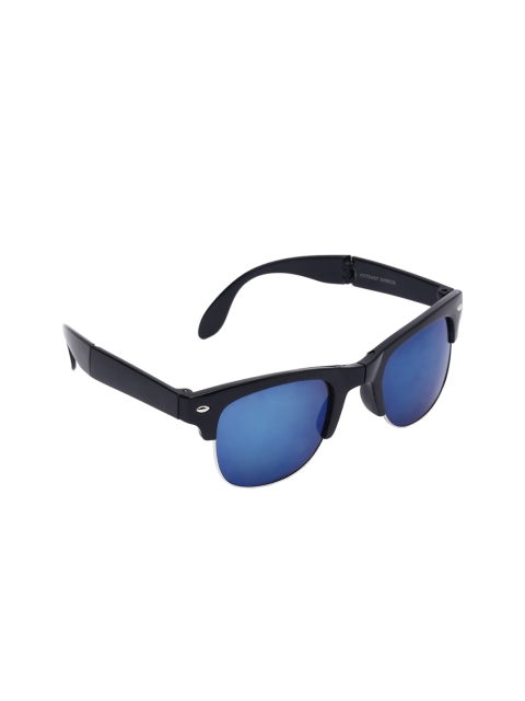 Swiss Design Unisex UV Protected Wayfarer Sunglasses SDSG21-2018104, Blue