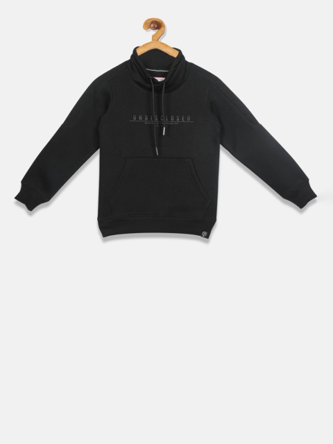 Monte Carlo Boys Black Printed Sweatshirt