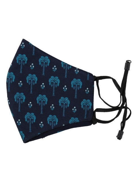 India Circus by Krsnaa Mehta Unisex Blue & Black Floral Printed 3-Ply Cloth Face Mask
India Circus by Krsnaa Mehta Unisex Blue & Black Floral Printed 3-Ply Cloth Face Mask