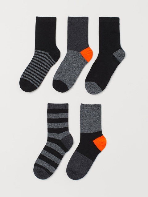H&M Boys 5-pack Socks, Black