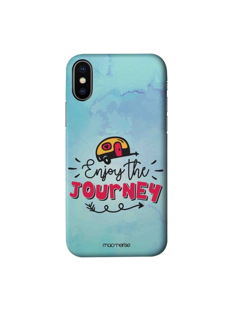 macmerise Sea Green & Red Enjoy The Journey IPhone X Back Case