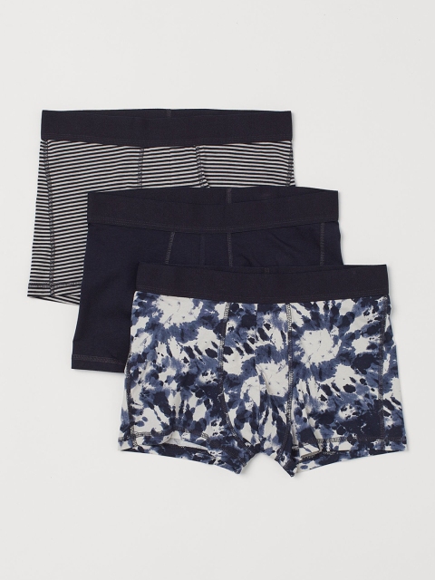 H&M Men 3-Pack Short Trunks, Multi