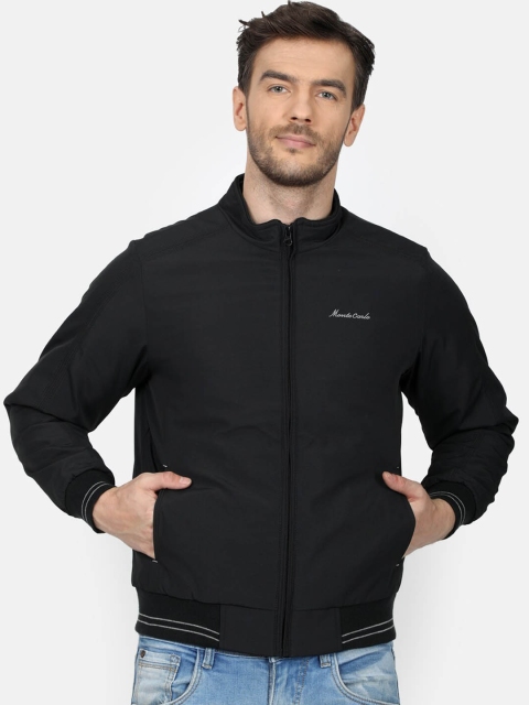 Monte Carlo Men Black Solid Bomber