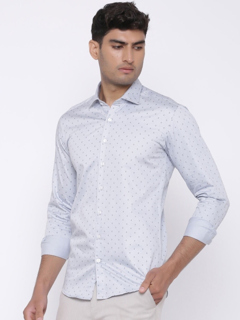 Tistabene Men Blue Regular Fit Printed Casual Shirt